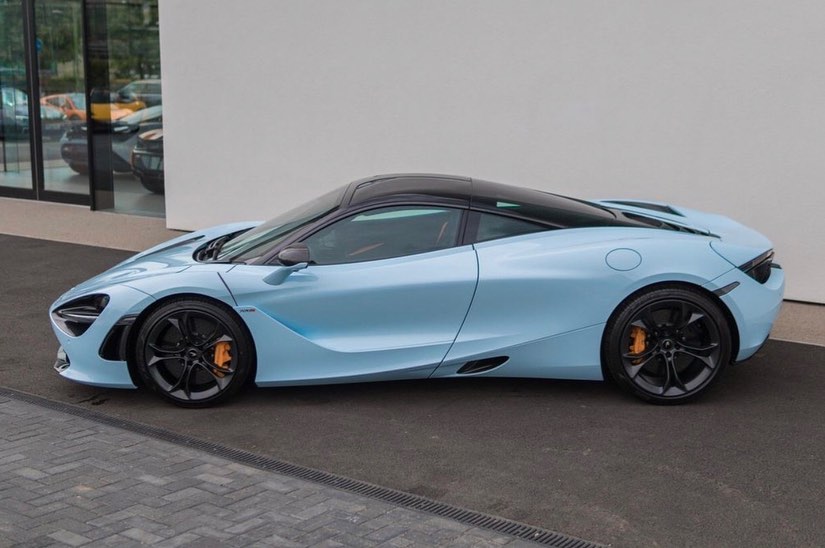 迈凯伦720s实车修长流畅的运动感