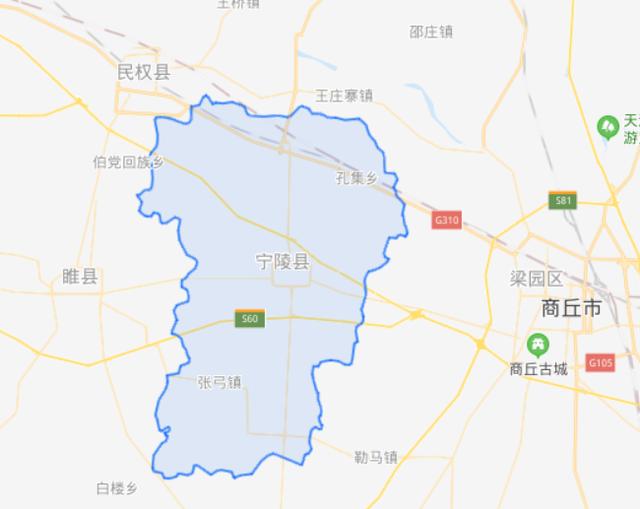 宁陵县村镇地图全图图片