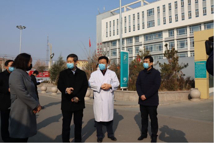 市委书记王景武市长吴晓华检查新型冠状病毒感染的肺炎疫情防控工作