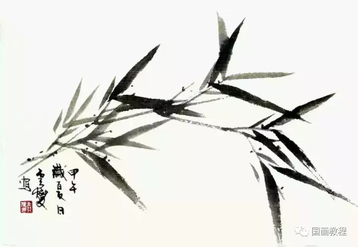 写意竹子画100幅值得一看