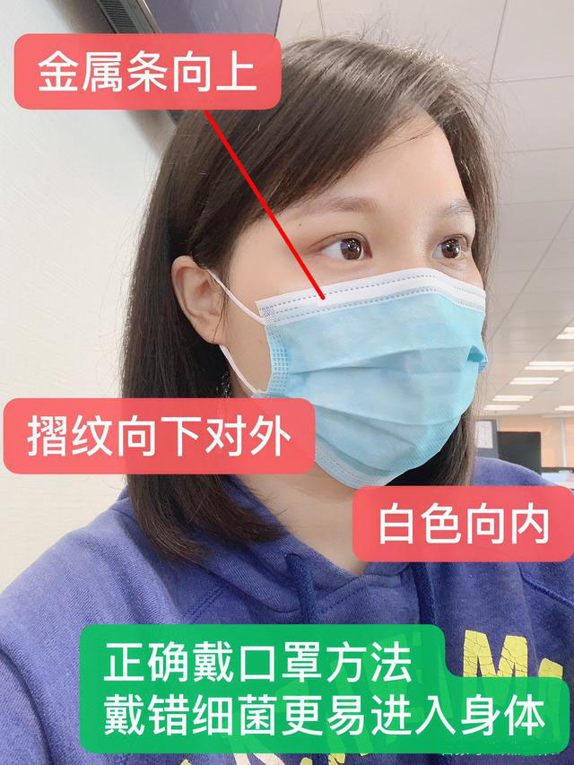 如何正确戴口罩