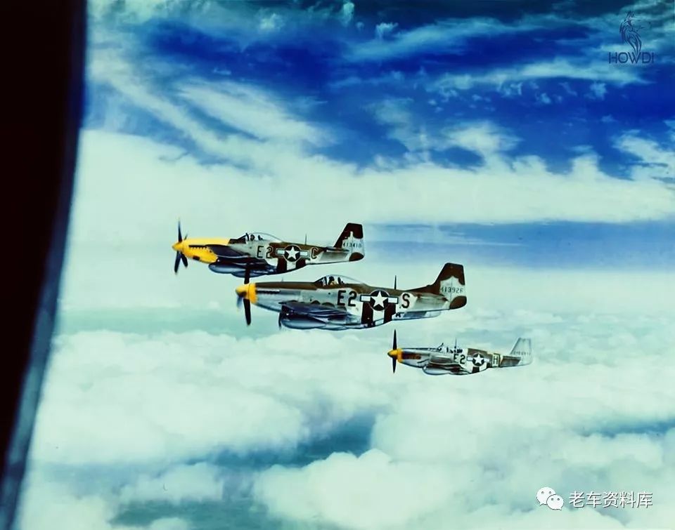 一组二战军机彩色照片_战斗机