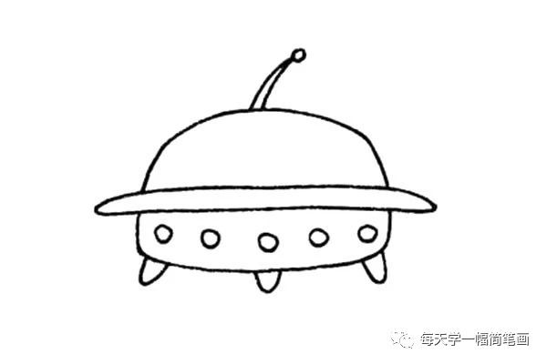 簡筆畫外太空的外星人宇宙飛船鴨子乘坐宇宙飛船更多簡筆畫畫法關注: