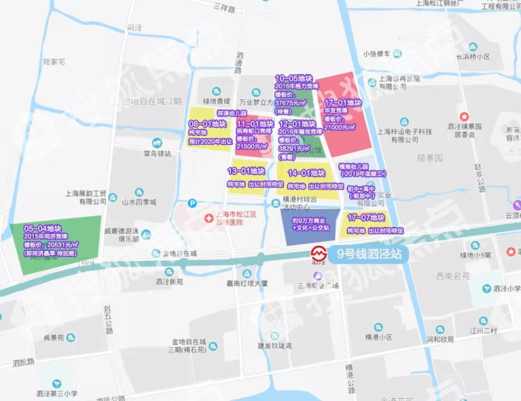 开盘日光的泗泾又有新盘入市了格力地块楼栋已经封顶