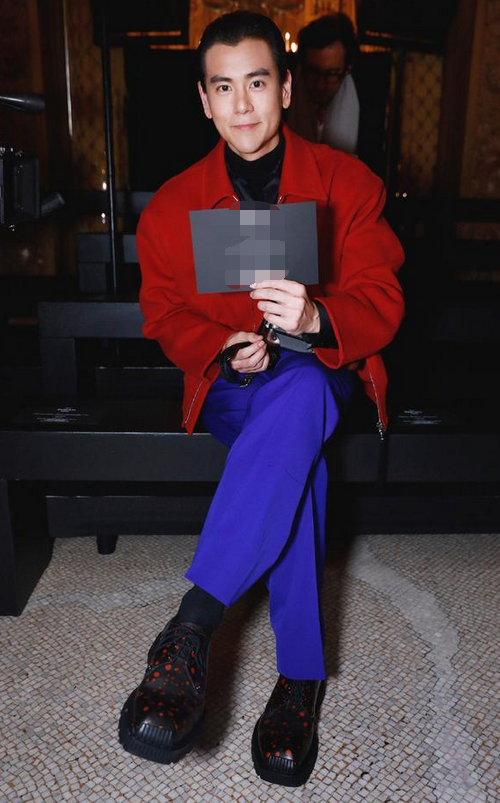 彭于晏太潮了红配蓝大油头魅力无限高谦队长变身超级马里奥