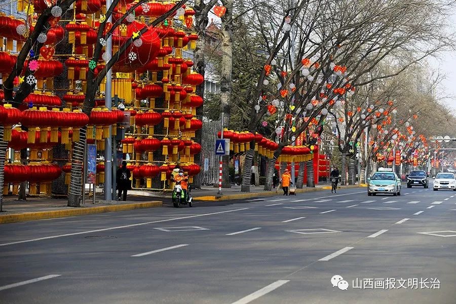 庚子年长治市春节街景暨防疫健康指导