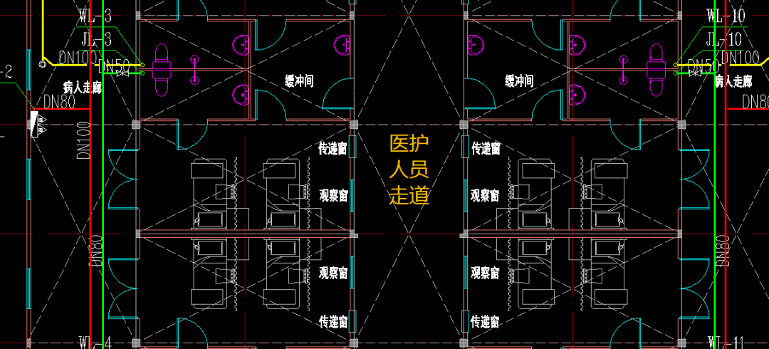 火神山医院布局图图片