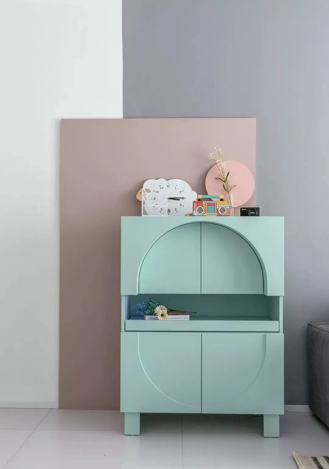 108㎡莫兰迪色系北欧风格装修简约随性演绎质感生活