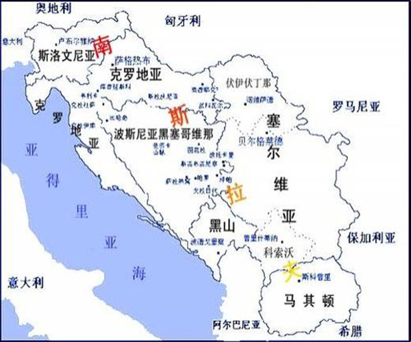 科索沃地图中文版全图图片