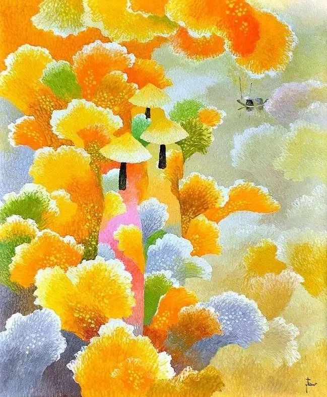 越南绘画色彩惊艳的美丽