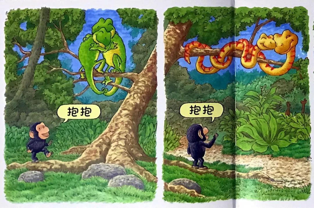 【汶上幼·语言乐学园】有趣的绘本故事——《抱抱》