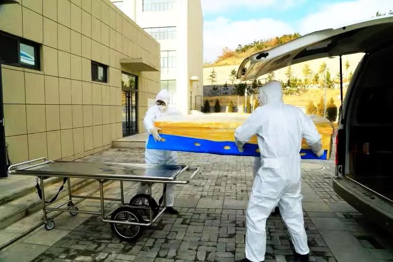 山东省烟台市福山区殡仪馆进行传染病遗体处置应急演练