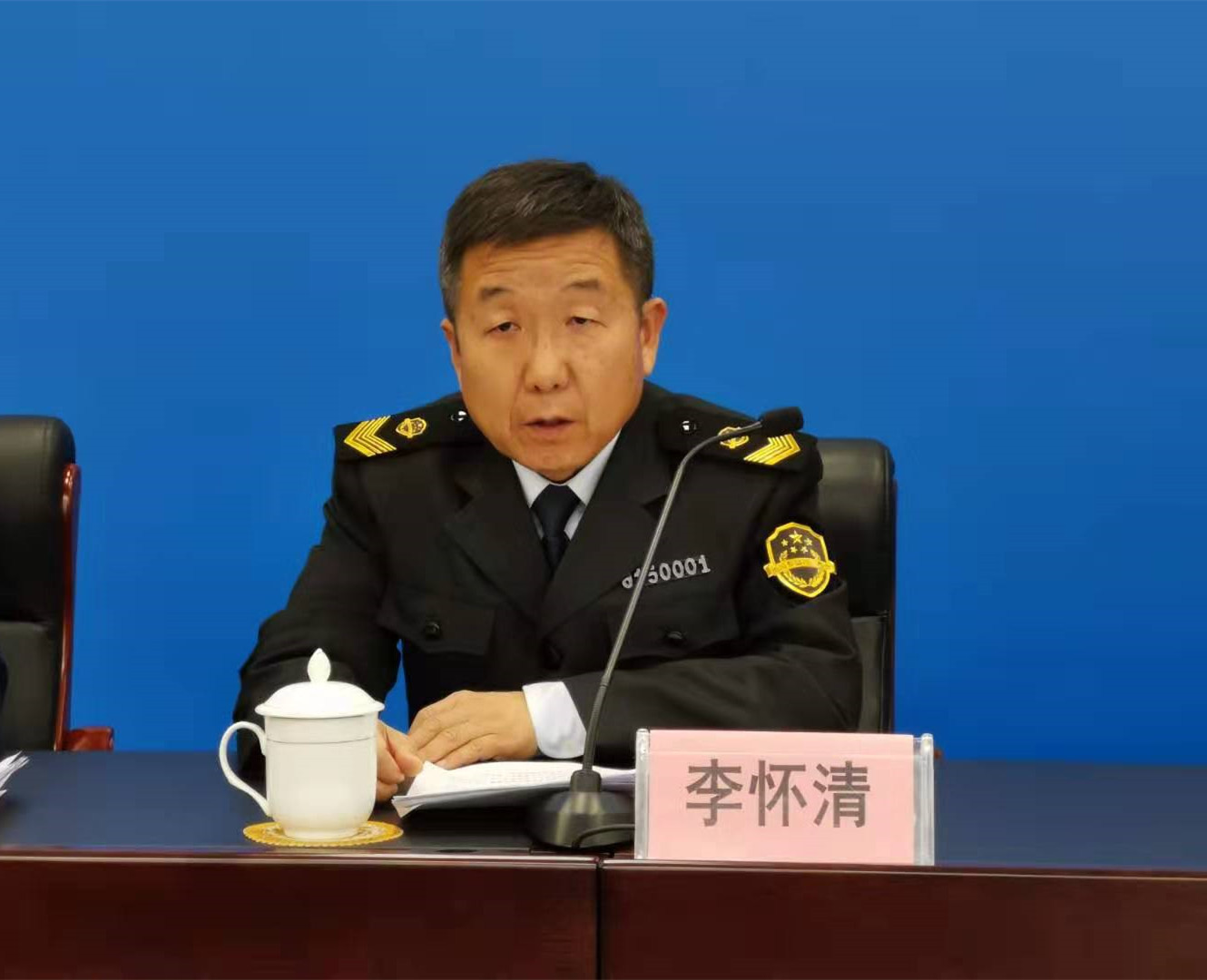 书记,局长李怀清在发布会上介绍了全市市场监管部门近期工作开展情况