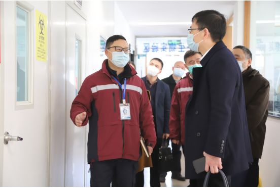 杭州市卫健委副主任应旭旻来我区督导新冠肺炎疫情防控工作