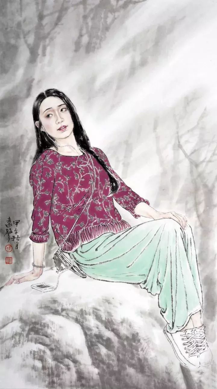 少女的灵魂画师王远声丨人物作品欣赏