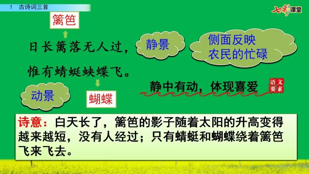 部编本i四年级下册第一课课文讲解