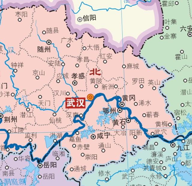 湖北省地图