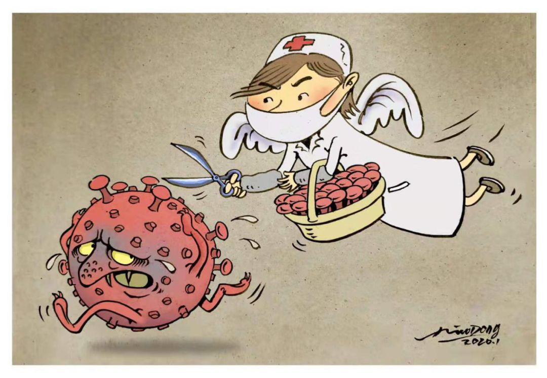 小朋友大朋友们这份战疫漫画请收下
