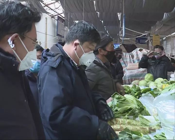 敖刘全 才仁郎公调研我市物资供应情况