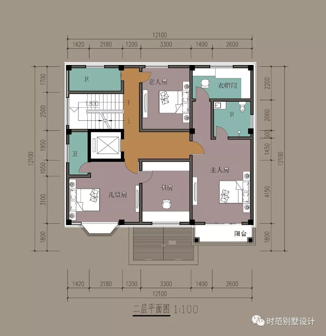 带电梯12x10米三层欧式别墅,带书房多阳台,6室3厅适合你吗?