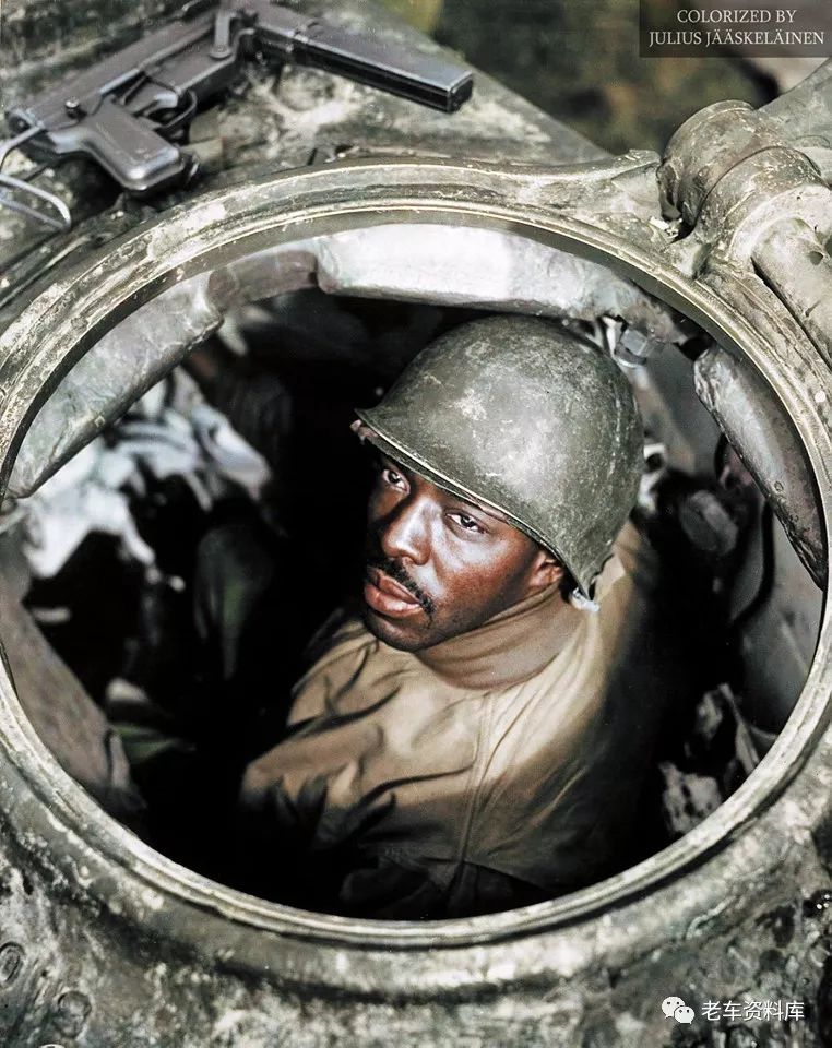 一组二战后期彩色照片诺曼底登陆战后的西线战场