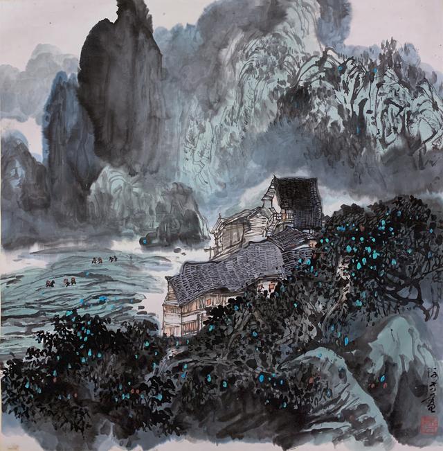 源于生活才叫美张际才早期国画作品欣赏