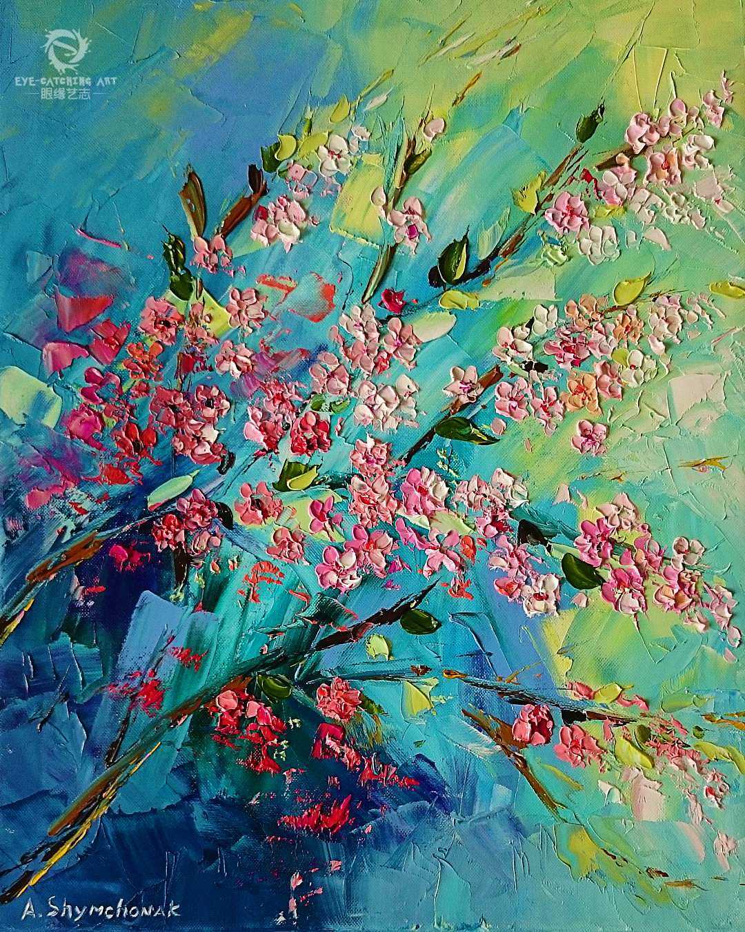 原创败家的刮刀画色彩爆表腰包烧烧