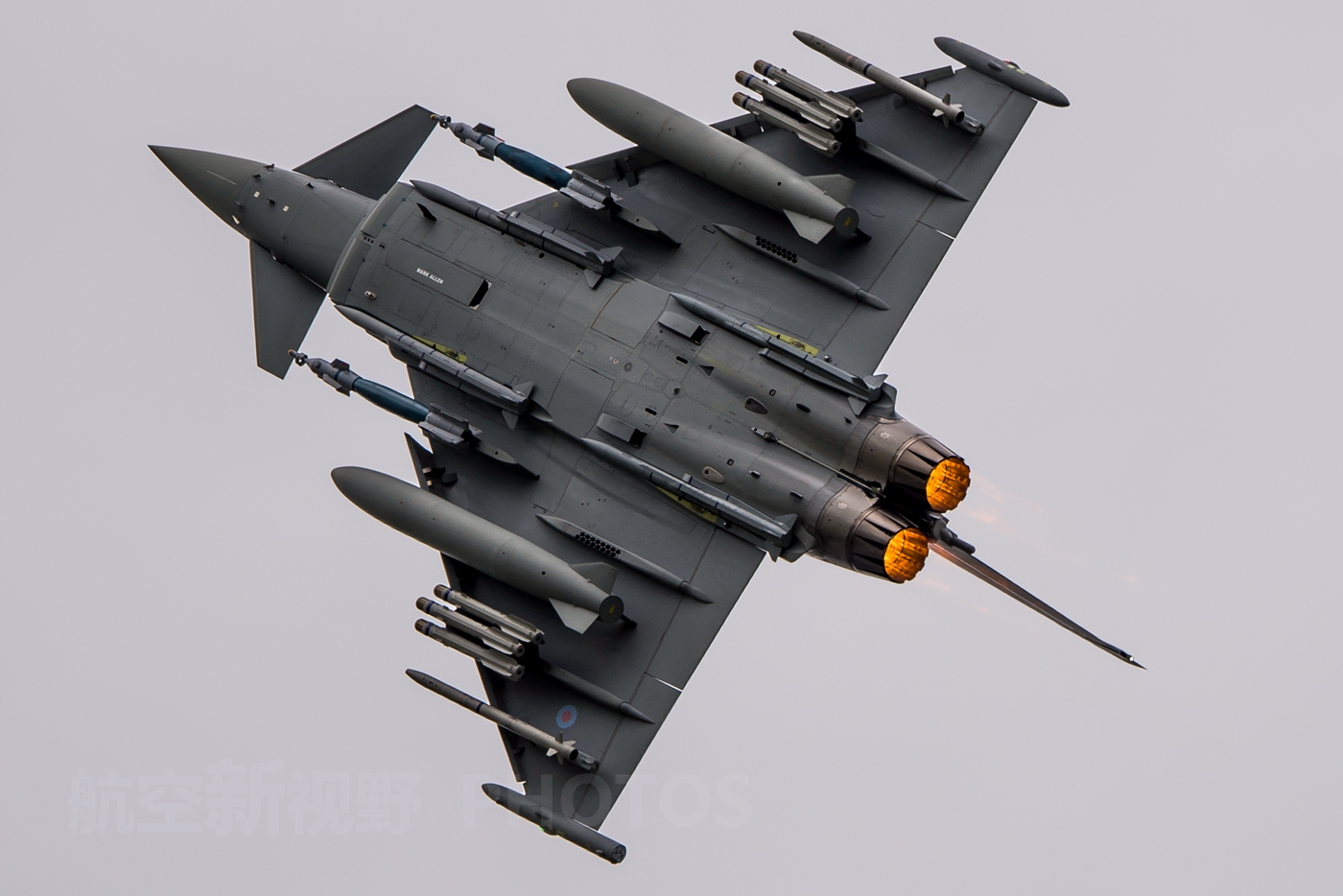 台风战斗机的机载武器流星空空导弹是亮点毕竟是欧洲最高水准