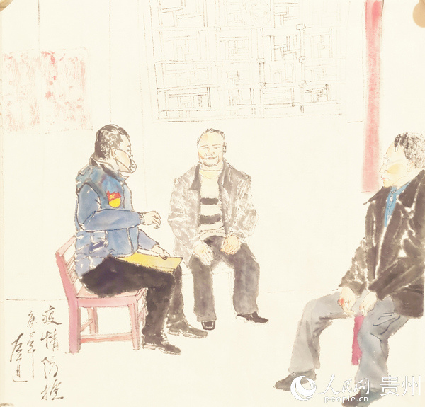 来自防疫一线驻村干部的自画像