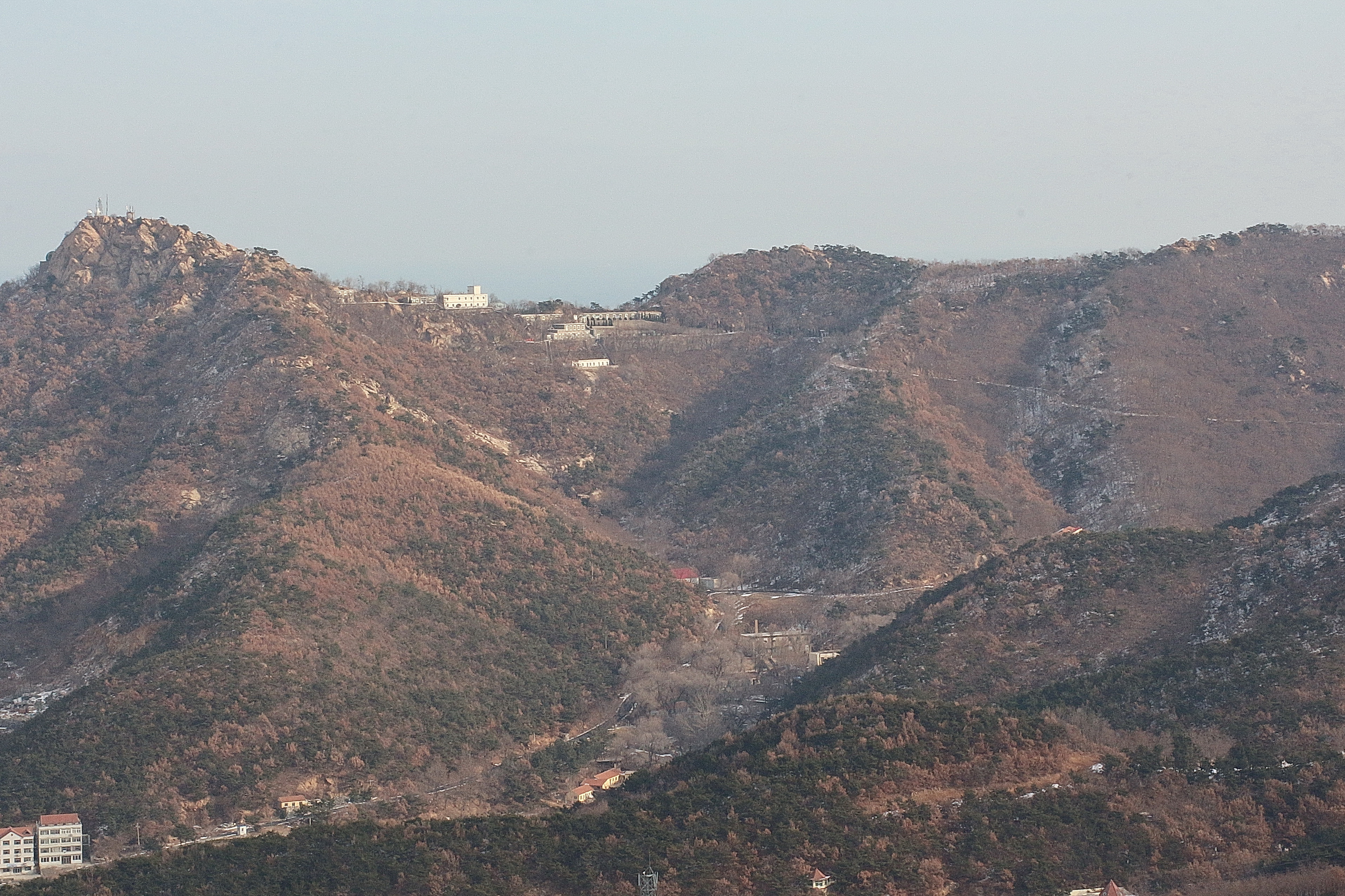 威海古陌岭爬山地图图片