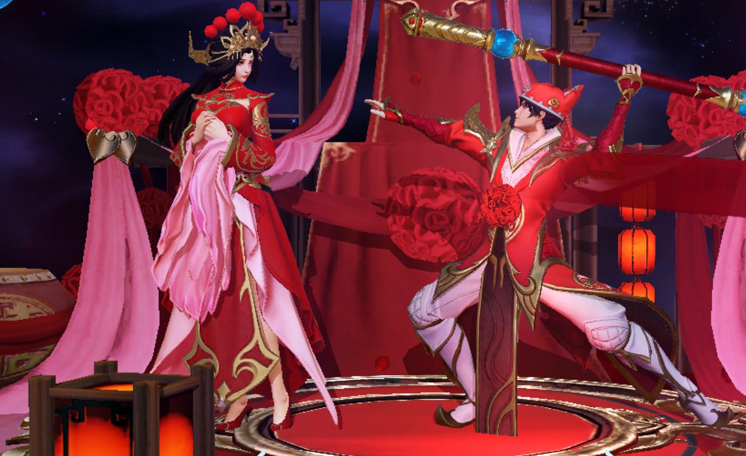 王者荣耀后羿嫦娥限定又是古风同款皮肤太多真一滴都不剩了