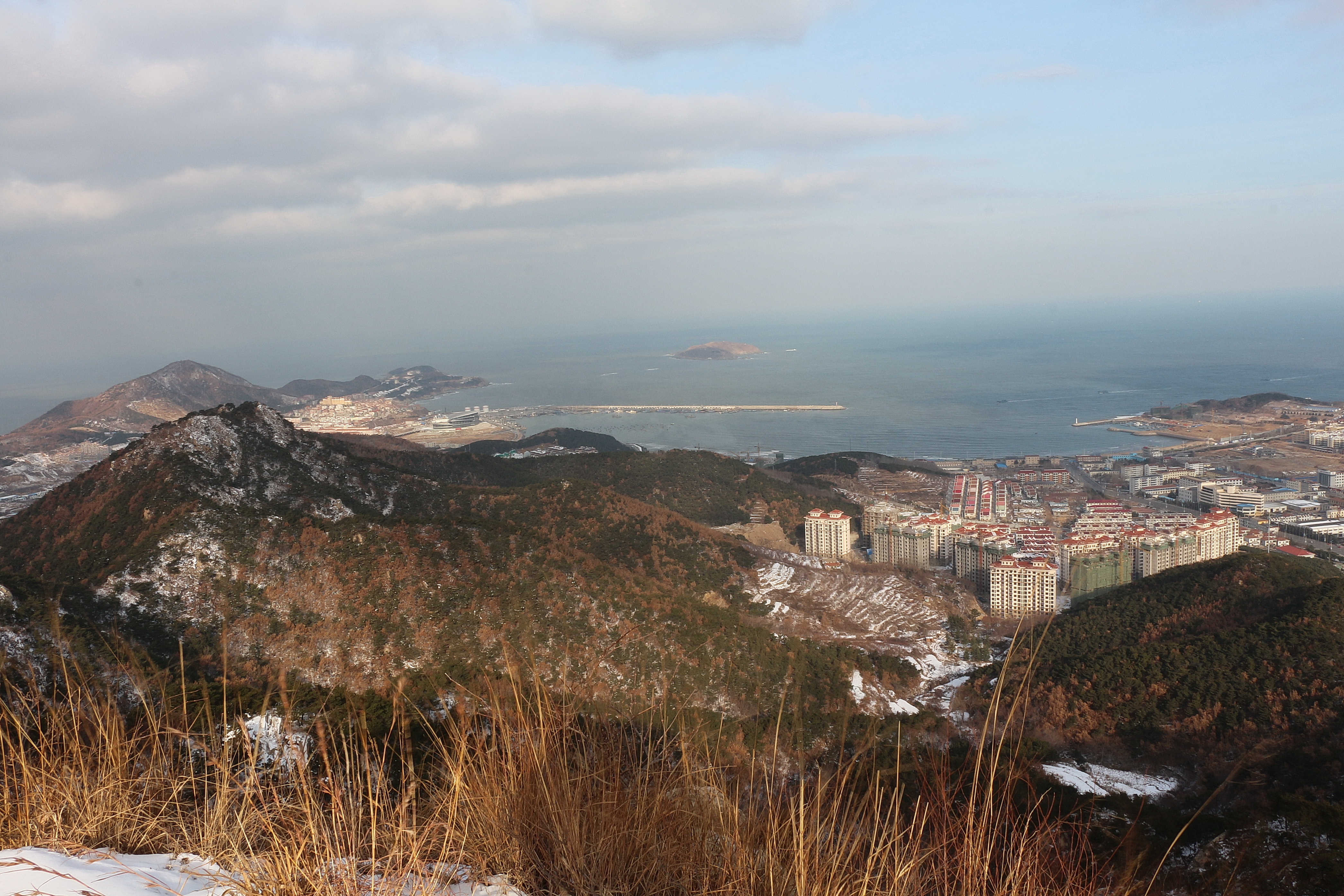 威海古陌岭爬山地图图片