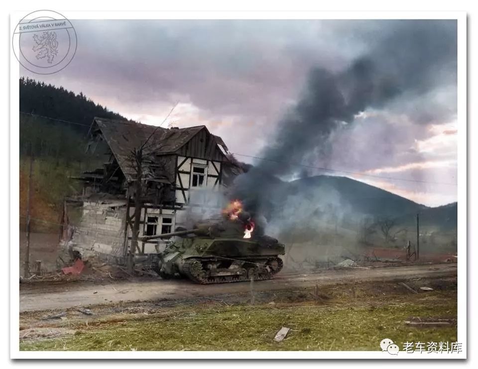 一组二战后期彩色照片诺曼底登陆战后的西线战场