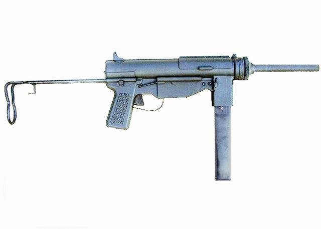 枪史解说:二战美军经典武器,司登的同胞m3冲锋枪