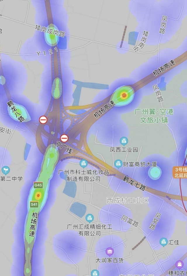 熱力圖中的廣州:防疫期間 廣州人都去哪了?_人流量