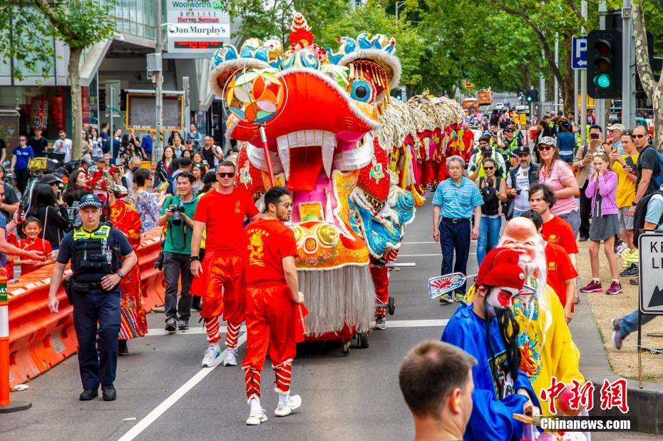 澳大利亚墨尔本举行中国新年庆典