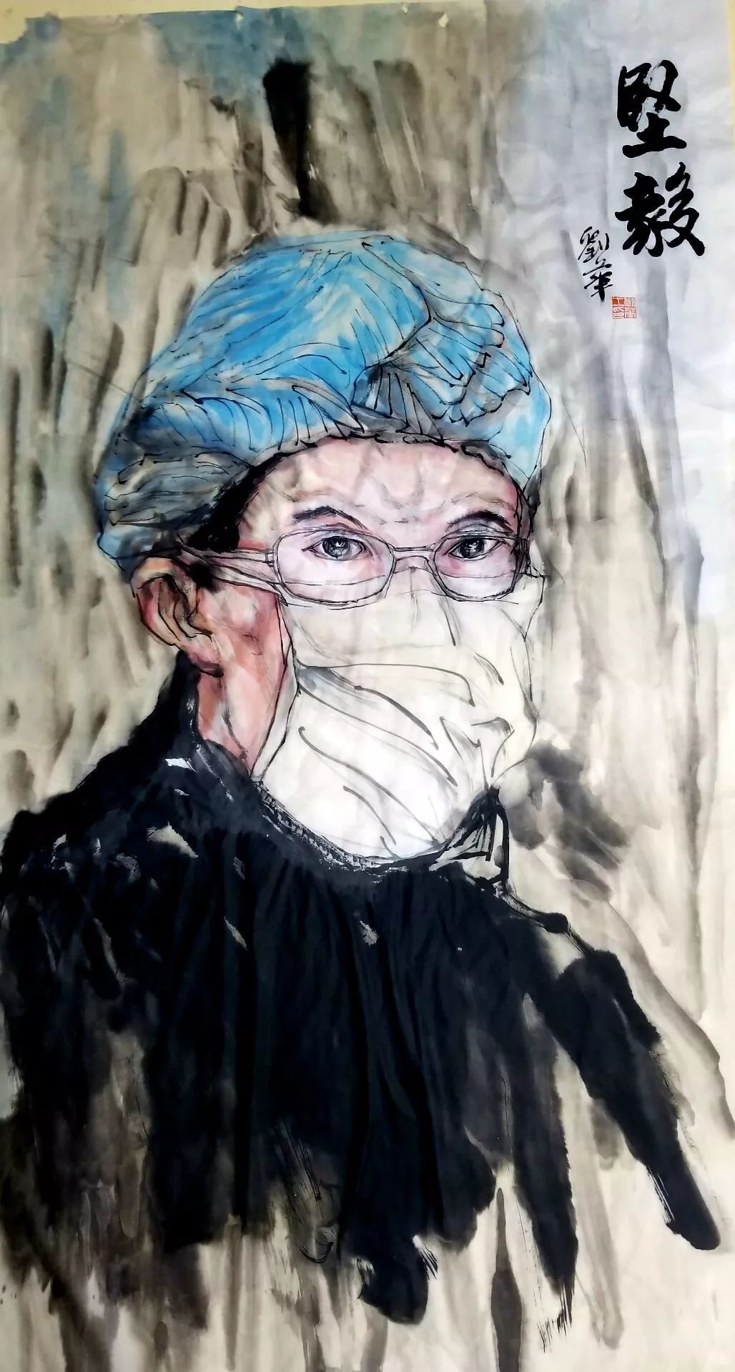 艺术战疫万众一心抗击疫情兵团美协防控疫情美术作品第二期