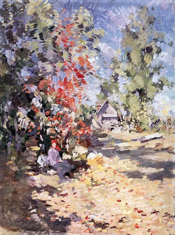 俄罗斯印象派画家柯罗文的艳丽色彩油画作品赏析