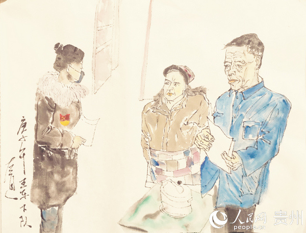 来自防疫一线驻村干部的自画像