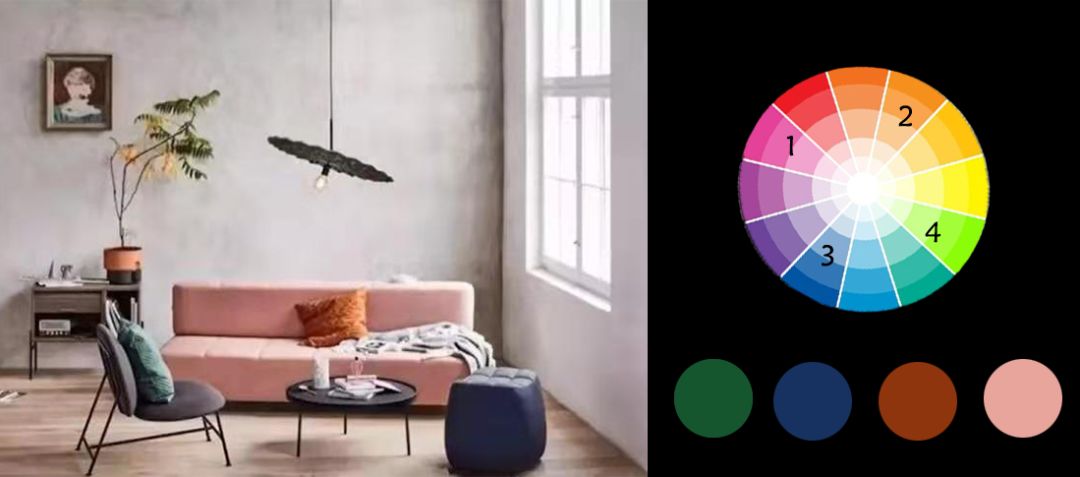 正方形色彩搭配案例 | 腔调软装