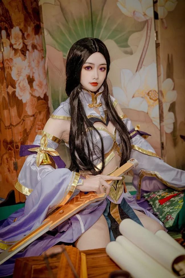 王者荣耀cos:长腿紫霞