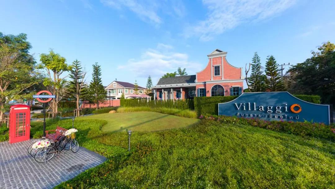 清迈爆款欧式维拉小镇面世52万起拥有欧式花园别墅生活