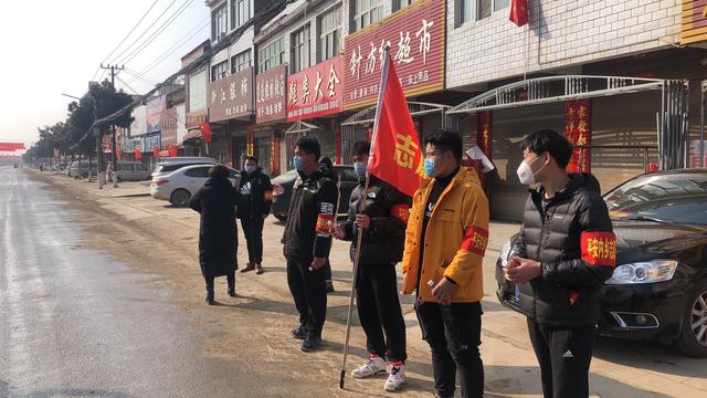 内乡县王店镇街道疫线阵地充满大爱