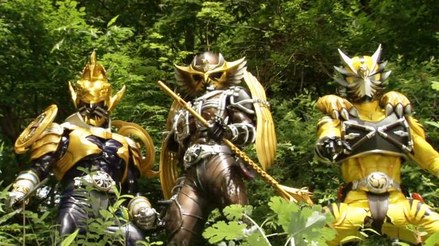 假面骑士西鬼,羽击鬼,煌鬼初次登场!三位骑士的战斗力爆表!