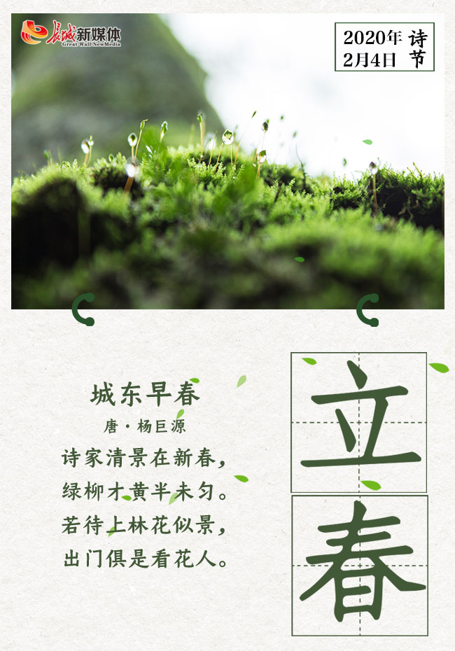 立春61诗节丨春光正好绿柳才黄半未匀