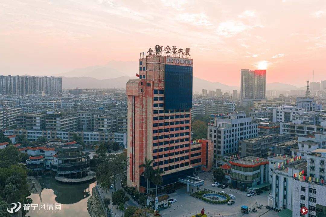 航拍空城普宁你见过如此安静的普宁市区吗