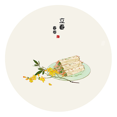 盘,因为辛与"新"同音,寓意着迎接新的一年,吃这一场春宴,也叫做"咬春"