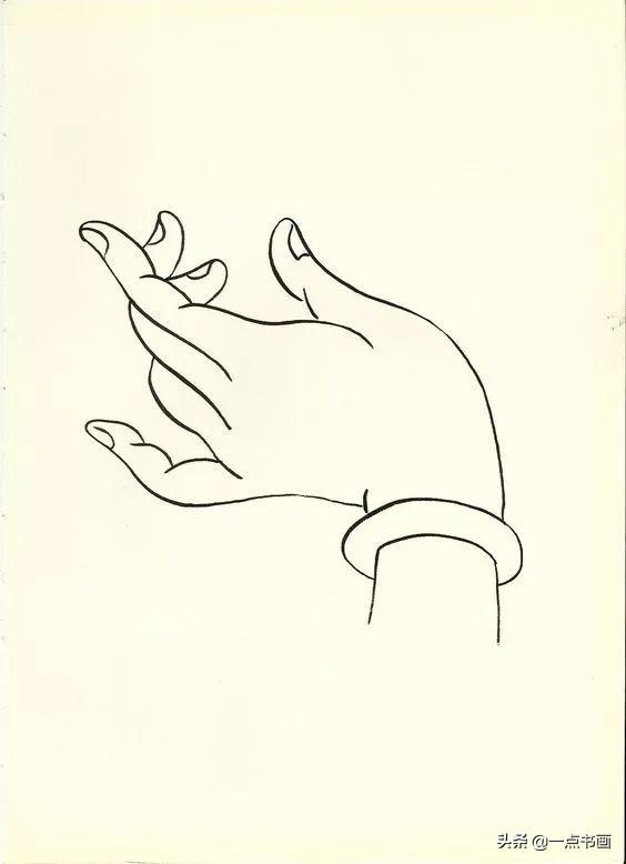 佛手白描经典作品极好参考素材