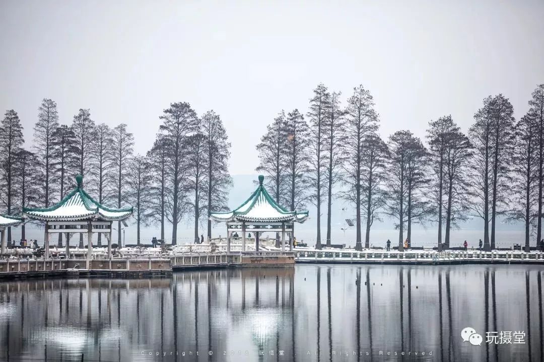 那年冬天雪中的武汉很美