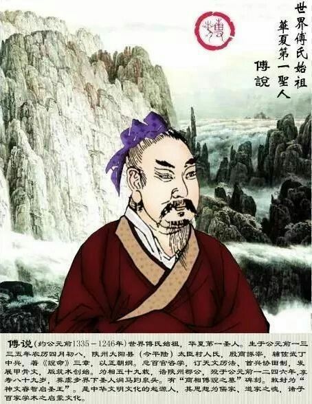 傅氏家谱世系表_始祖